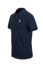 Load image into Gallery viewer, Marina Militare,Stretch Piquet Navy Basic Polo
