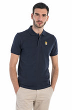 Load image into Gallery viewer, Marina Militare,Stretch Piquet Navy Basic Polo
