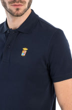 Load image into Gallery viewer, Marina Militare,Stretch Piquet Navy Basic Polo
