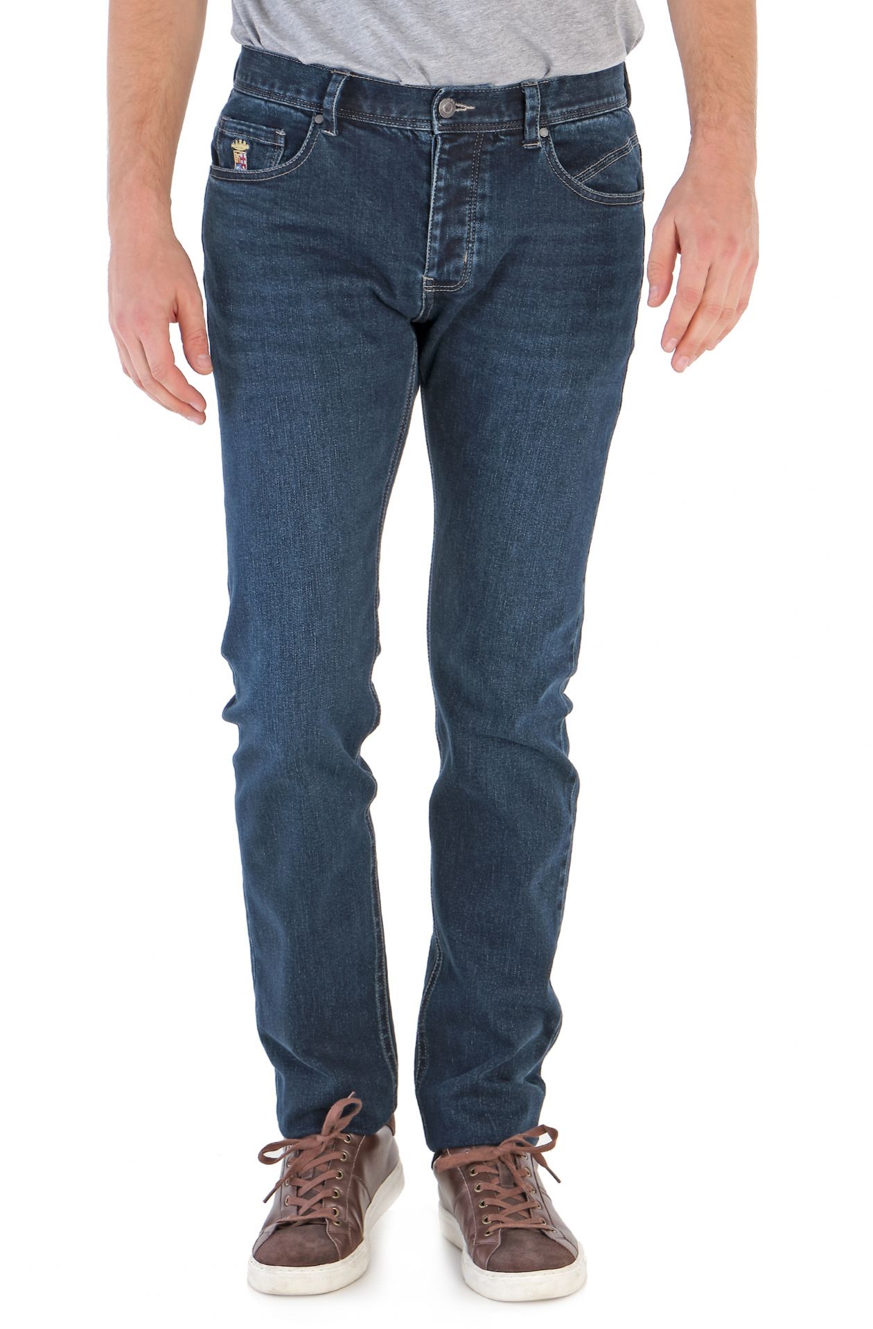 Marina Militare, Stretch Cotton Dark Navy Denim Jeans