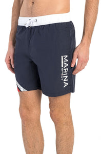 Marina Militare, Navy Marina Sport Printed SwimSuit