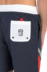 Marina Militare, Navy Marina Sport Printed SwimSuit