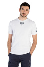 Load image into Gallery viewer, Marina Militare, White Simple Sporty Feel T-shirt
