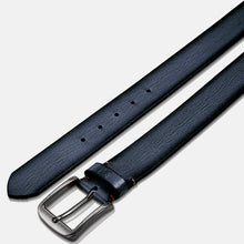 Load image into Gallery viewer, Lerros, Navy  James Leather Belt
