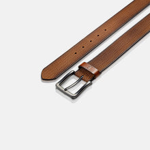 Load image into Gallery viewer, Lerros, Cognac  Belt  In Embossed Buffalo Leather
