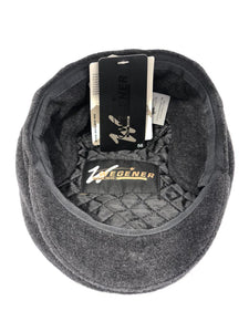 Wegener ,Grey Anthracite Flat Winter Cap with Ear Flaps