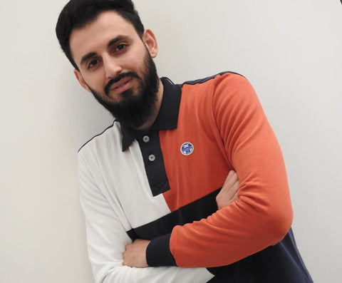 North Sails, Red Brushed Jersey Polo Shirt