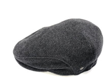 Load image into Gallery viewer, Wegener ,Grey Anthracite Flat Winter Cap with Ear Flaps
