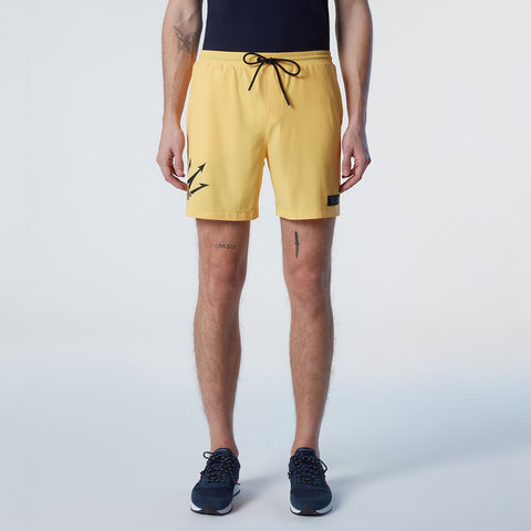 North Sails By Maserati, Recycled  Fabric  Yellow SwimShort