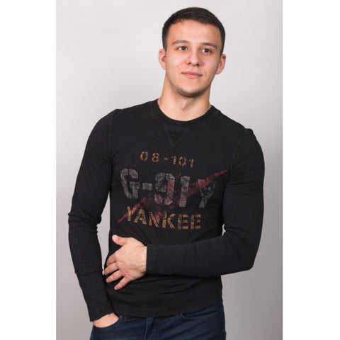 Aeronautica Militare,Long Sleeve T-shirt dedicated to the G-91 Y Yankee plane