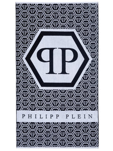 Philipp Plein, Towel Black And White  Emblems
