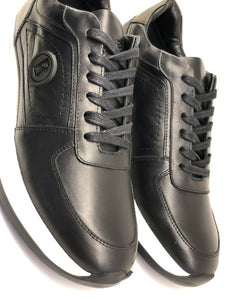 Bogner,Black Classic Leather Shoes