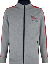 Load image into Gallery viewer, Hv Society, Grey Cardigan With Red Contrasting
