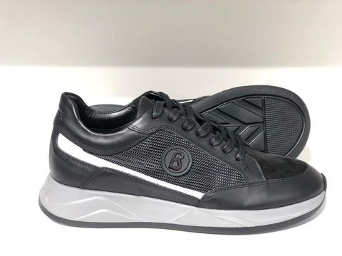 Bogner, Black-Grey  Shoes With White Touch
