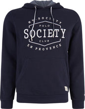 Load image into Gallery viewer, Hv Society, Navy Tough men&#39;s hoodie
