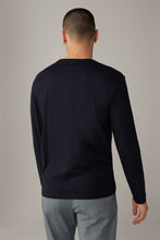 Load image into Gallery viewer, Strellson, Long Sleeve Navy Tyler T-Shirt
