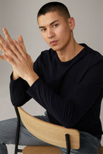 Load image into Gallery viewer, Strellson, Long Sleeve Navy Tyler T-Shirt
