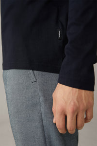 Strellson, Long Sleeve Navy Tyler T-Shirt