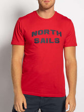 Load image into Gallery viewer, North Sails, Red T-Shirt With Striking Logo Print
