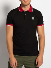 Load image into Gallery viewer, North Sails,Black And Red Cotton Pique Polo Shirt
