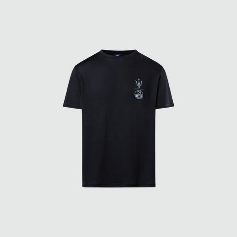 North Sails By Maserati, Navy Recycled Jersey T-Shirt