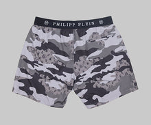 Load image into Gallery viewer, Philipp Plein, Black And Grey Swim Short
