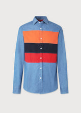 Load image into Gallery viewer, Façonnable, Cotton Denim Shirt With Multi Colors
