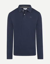 Load image into Gallery viewer, McGregor, Long Sleeves Pique Navy Polo Shirt
