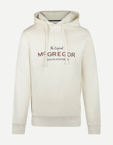 McGregor, Off White Hoodie With Logo