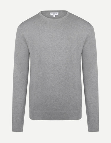 McGregor, Merino Blend Crew Neck Grey Sweater