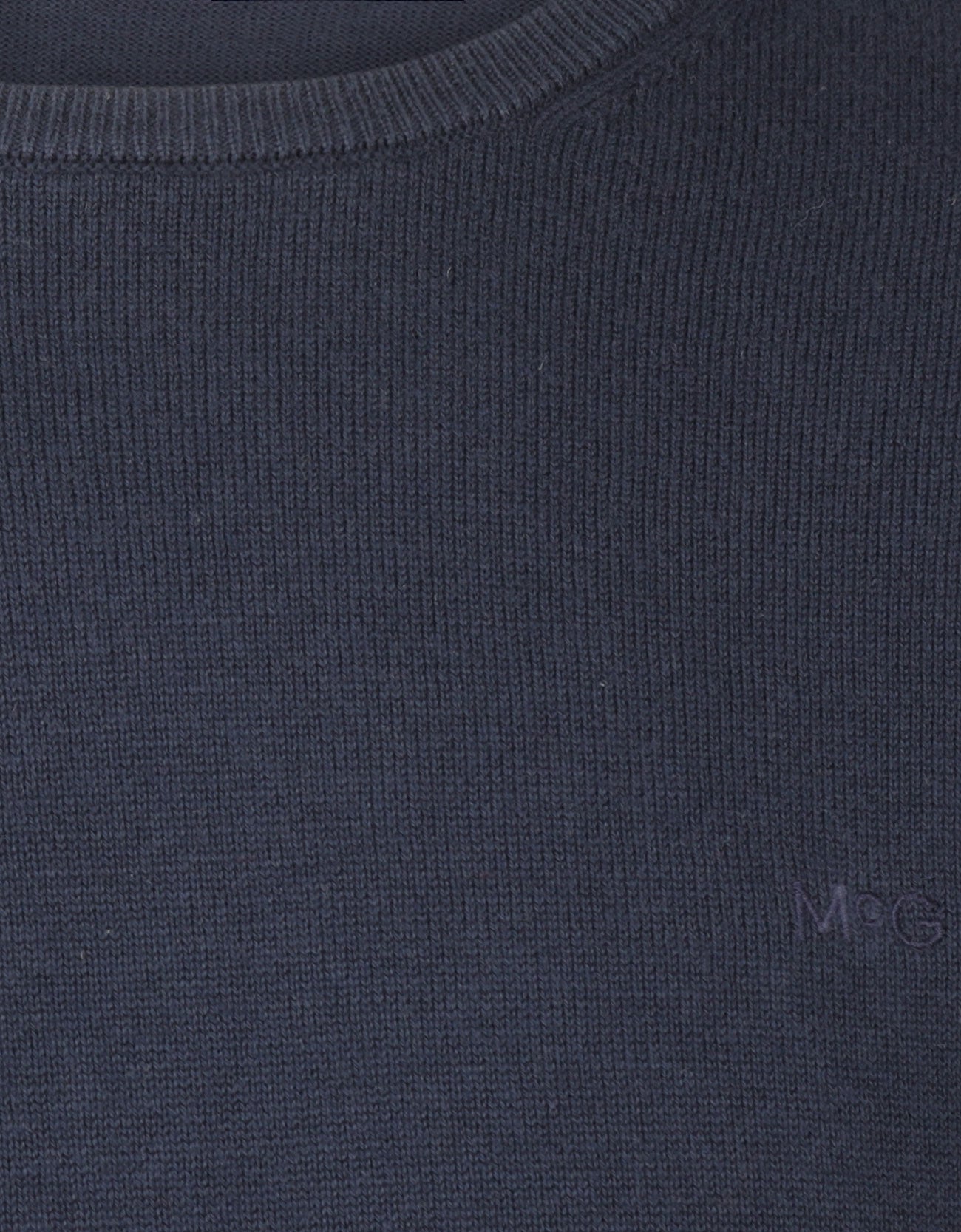McGregor, Merino Blend Crew Neck Navy Sweater