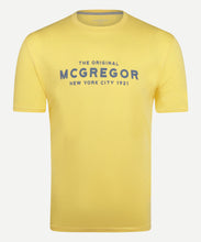 Load image into Gallery viewer, McGregor, America-Print Light Yellow T-Shirt
