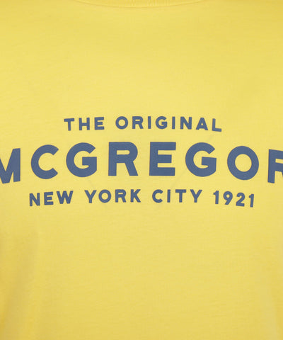 McGregor, America-Print Light Yellow T-Shirt