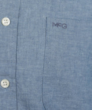 Load image into Gallery viewer, McGregor,Cotton/Linen Royal Blue Short Sleeves Shirt
