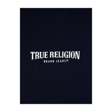 Load image into Gallery viewer, True Religion,Arch Logo Cotton-Blend Zip Navy Hoody
