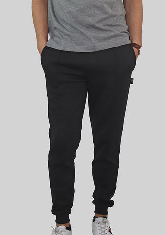Plein Sport, Black Sweatpants With Logo Patch  In The Back