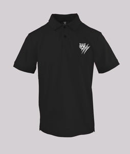 Plein Sport, Black Polo With A Logo On the front