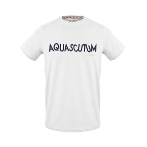 Aquascutum, White Signature T-Shirt
