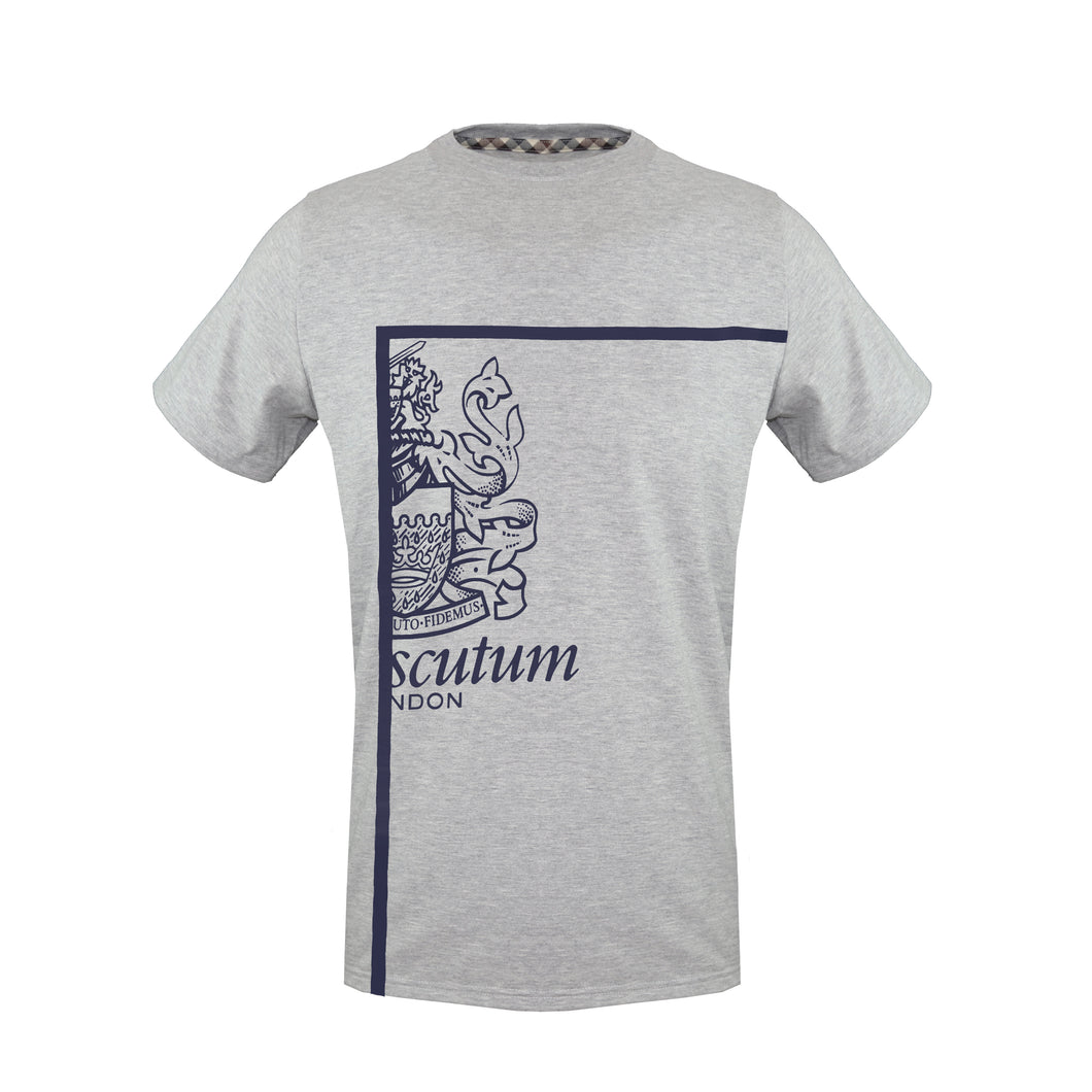 Aquascutum, Special Grey Graphic T-Shirt