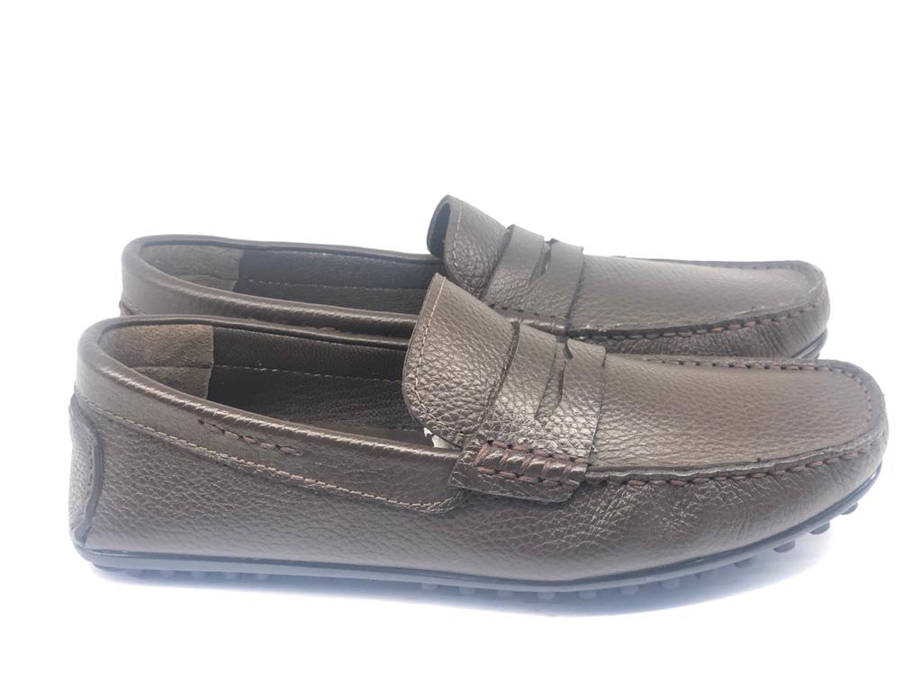 Casual Brown Moccasin Loafers