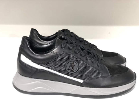Bogner, Black-Grey  Shoes With White Touch