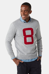 McGregor, Grey Cotton And Cashmere Sweater