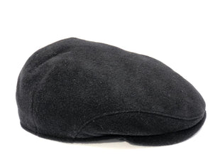 Wegener ,Black Flat Winter Cap with Ear Flaps