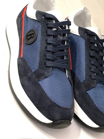Bogner, Navy-Blue  Shoes With Red Touch