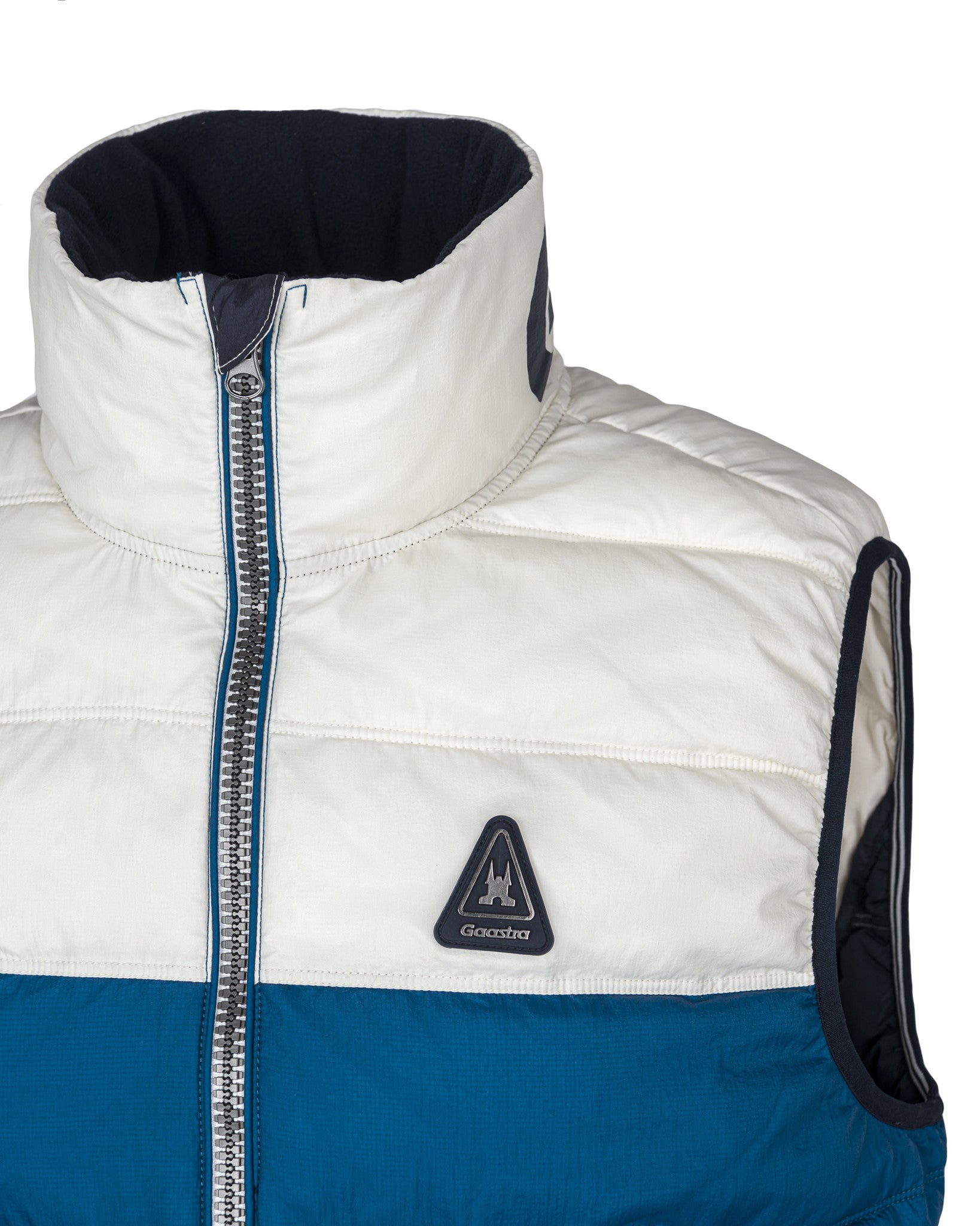 Gaastra White Color Blocking Body Warmer Atlantic Summer