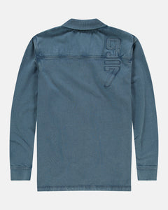 Gaastra,Cotton Garment Dye Marginal Sea Blue Polo