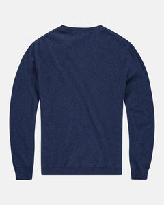 Gaastra, Woolen Blend Melange Crew Neck  Blue Pull Over