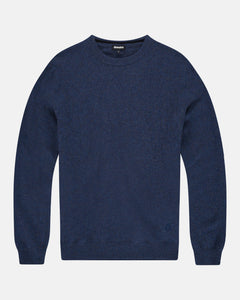 Gaastra, Woolen Blend Melange Crew Neck  Blue Pull Over