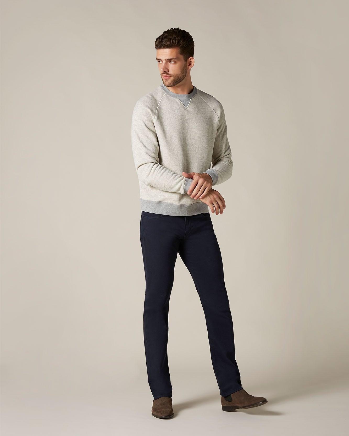 7 For All Mankind,Slimmy Luxe Performance Denim Color Navy Blue