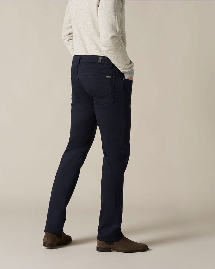 7 For All Mankind,Slimmy Luxe Performance Denim Color Navy Blue